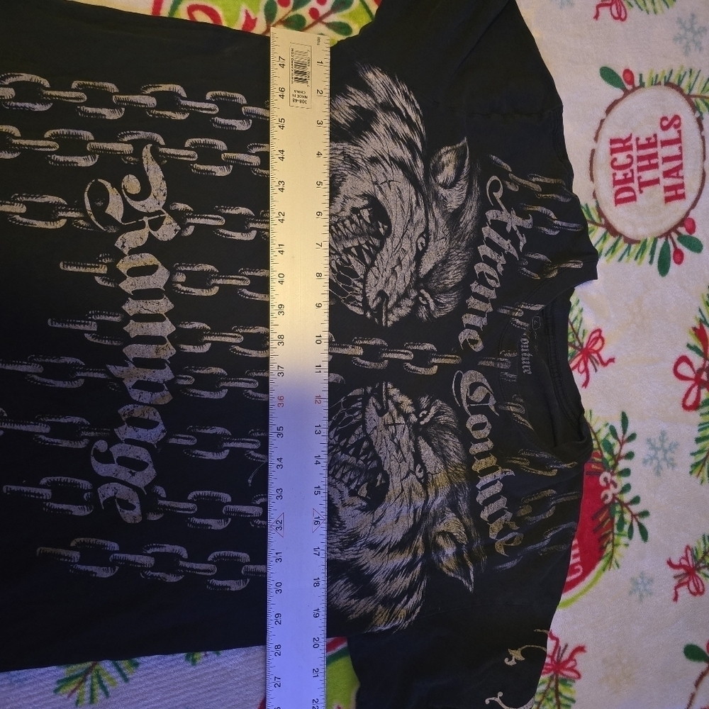 Xtreme Couture Quinton Rampage Jackson T-Shirt Wolves Chains Size Large - Picture 6 of 14